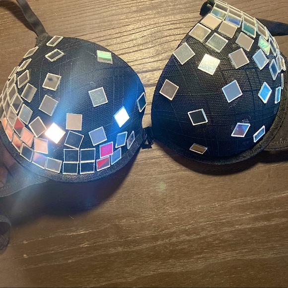 Mirror Detailed Rave Bra - Picture 3 of 4